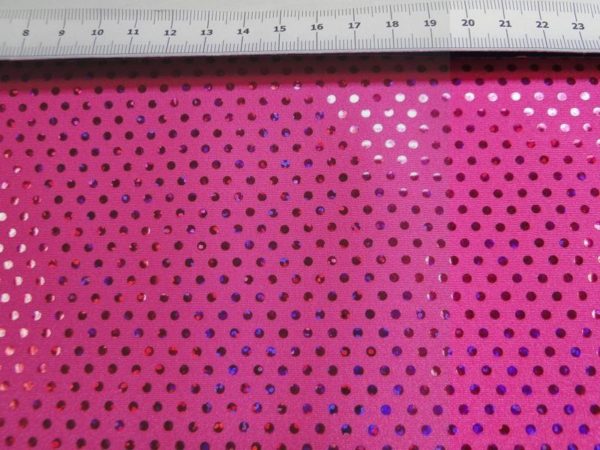 Lycra glitters pailletten fuchsia col12 H1275 - Afbeelding 2