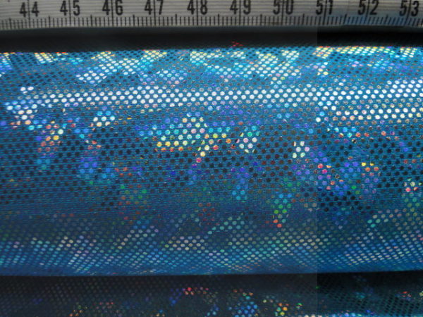 Lycra stof 4-way stretch, turquoise LY012 - Afbeelding 2
