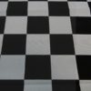 Texture stof zwart met wit geblokte print