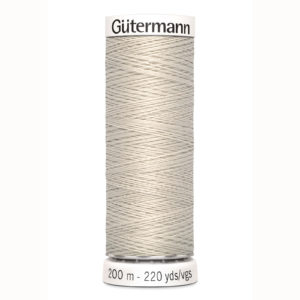 Gütermann garen, beige.