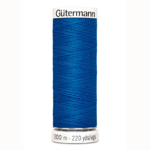Gütermann garen, blauw.