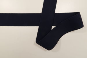 Standaard elastiek, super zacht, donkerblauw.