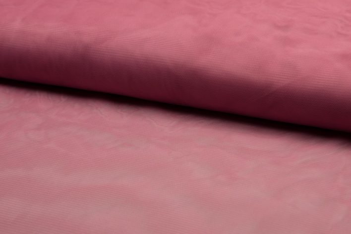Soft tule stof, oud roze. T00513 - Stoffendorp