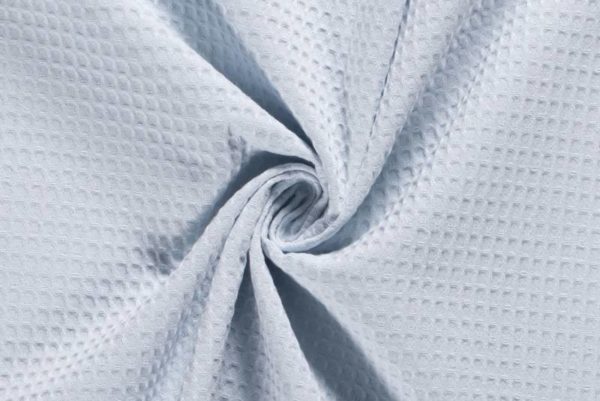Wafeldoek stof, baby blauw WA002.2