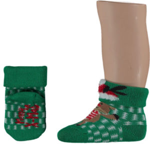 Kerst sokken, baby, rendier