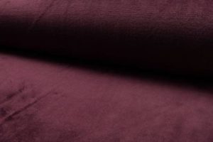 Fleece cuddle stof - 15 kleuren. - 018 Bordeaux