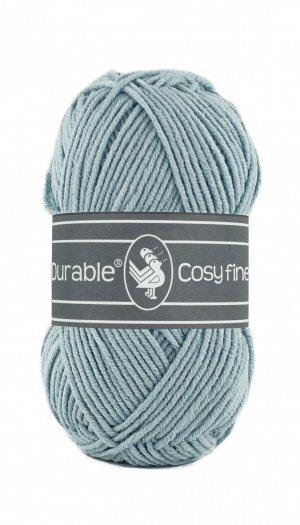 Durable cosy fine blue grey