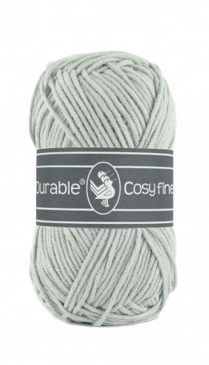 Durable cosy fine silver grey