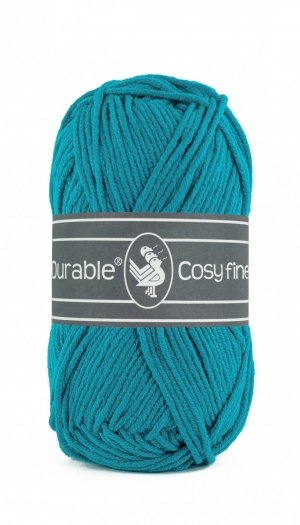 Durable cosy fine turquoise