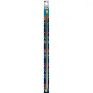 Prym breinaalden met knop, parelgrijs aluminium 3.5mm - 191.464