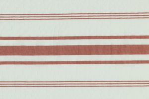 Ausbrenner stretch stof, streep, wit/rood