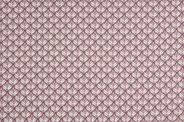 Z0224-katoen-stof-blaadjes-oud-paars-roze-off-white
