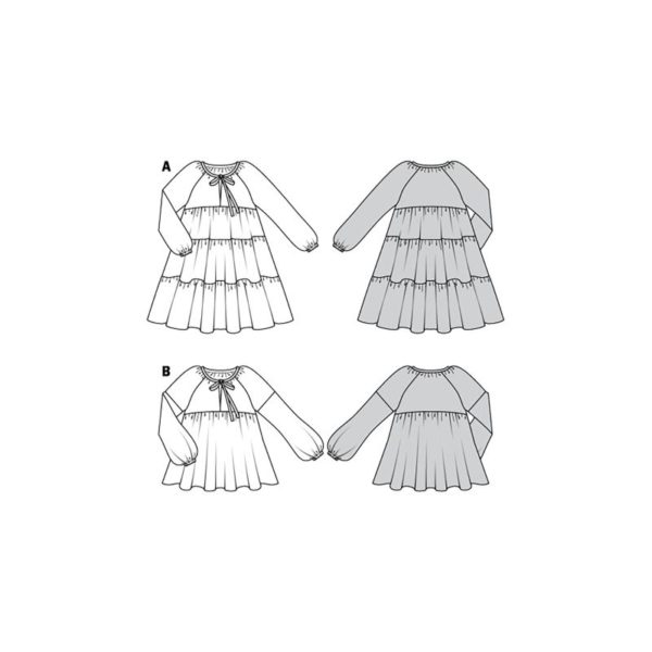 Burda Style, naaipatroon blouse en jurk. - 6002 - Afbeelding 5
