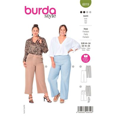 Burda Style Naaipatroon van een broek, 6019. - Stoffendorp