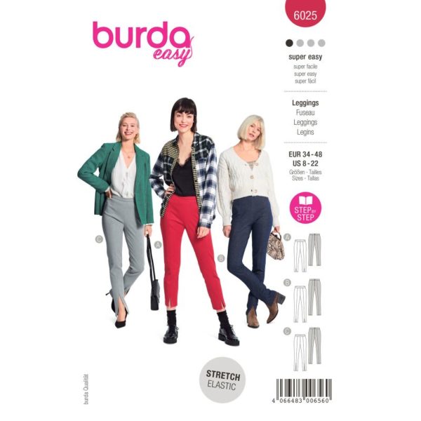 Burda Style, naaipatroon broek. - 6025