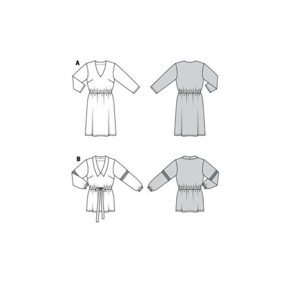 Burda Style, naaipatroon jurk en blouse. - 6030 - Afbeelding 3