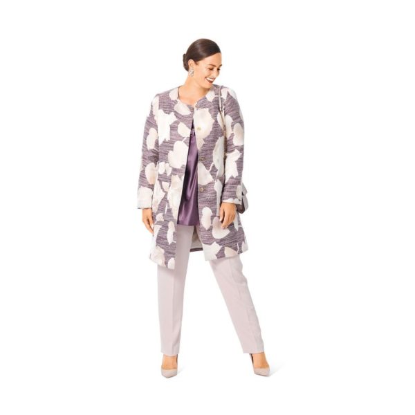 Burda Style, naaipatroon jas. - 6034 - Afbeelding 2