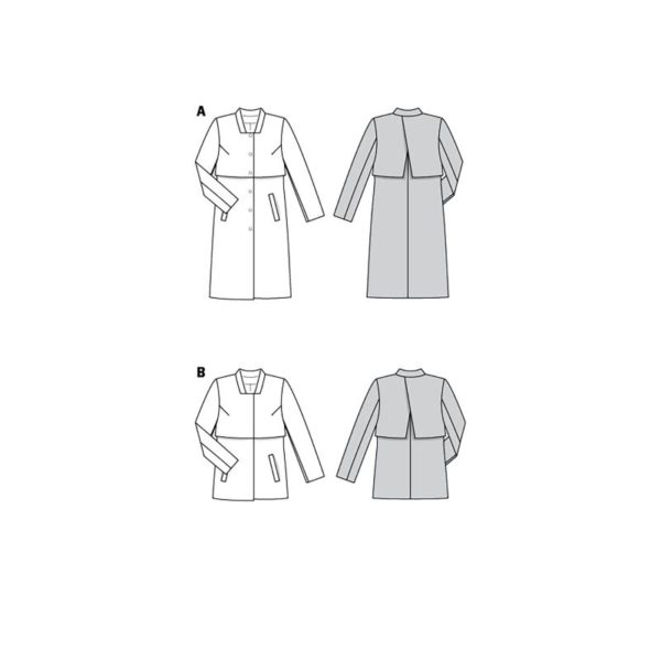 Burda Style, naaipatroon jasje. - 6041 - Afbeelding 5