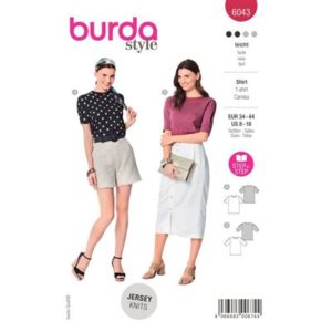 Burda Style, naaipatroon top. - 6043