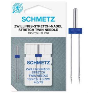Schmetz machine naalden, tweelingnaald stretch 4,0 75