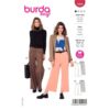 Burda-naaipatroon-broeken-met-wijde-pijpen-en-tailleband-5969