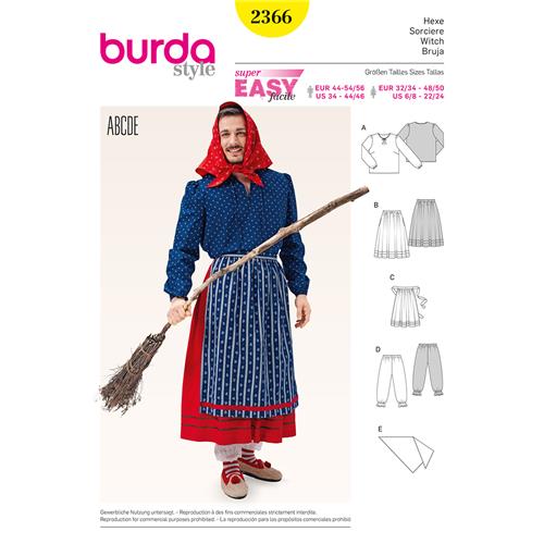 Burda-naaipatroon-heks-2366