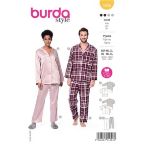 Burda-naaipatroon-pyjama-unisex-5956-6