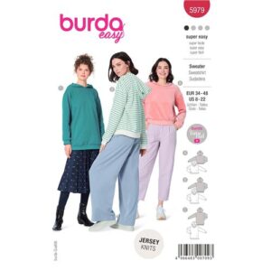 Burda-naaipatroon-sweatshirt-met-capuchon-5979-2