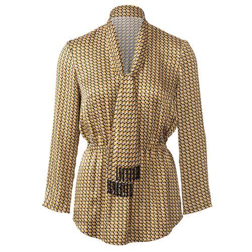 Burda-style-naaipatroon-jurk-en-blouse-met-v-hals-en-sjaal-5968-5