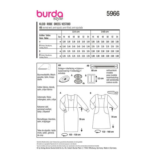 Burda-style-naaipatroon-jurk-met-schouderstuk-opstaande-kraag-5966-6
