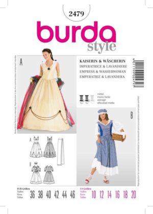 Burda-style-naaipatroon-keizerin-jurk-2479