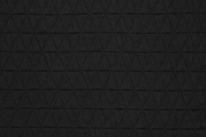 Gestept-relief-dubbeldoek-jersey-stof-driehoekjes-zwart-a0524