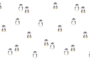 Tricot-katoen-stof-digitale-pinguinprint-c897
