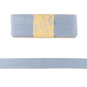 Viscose-biaisband-jeansblauw