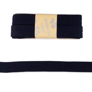 Tricot biaisband 3m - 19 kleuren. - Marine blauw