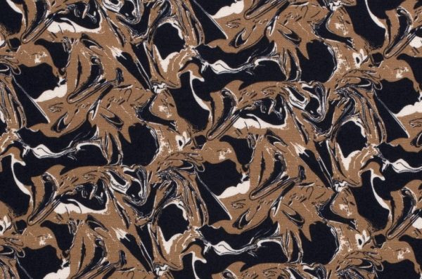 Viscose-linnen-stof-abstracte-print-c01033