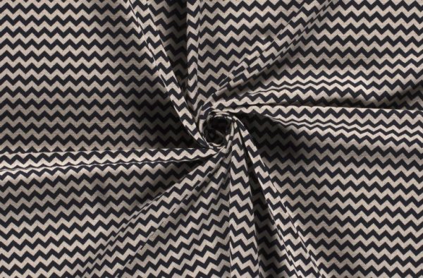 Viscose-linnen-stof-zigzagprint-c01046-2