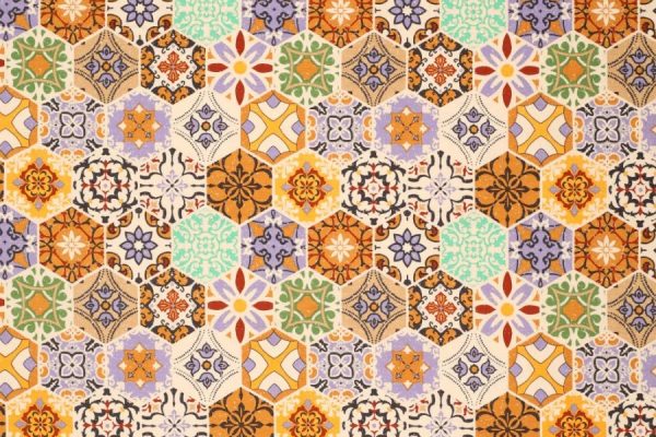 Viscose-tricot-stof-bonte-tegels-d0312