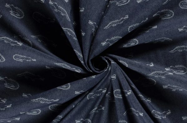 Denim-jeans-stof-krokodillenprint-d0107-2