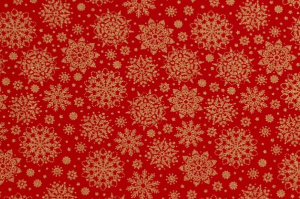 Kerst-katoen-stof-sneeuwvlokje-KR12