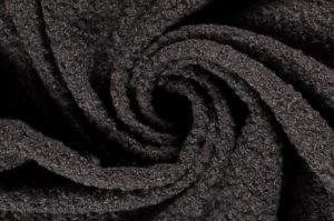 Boucle-stof-donkergrijs-d0158