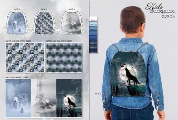 Stenzo-rugzak-kids-wolvenprint