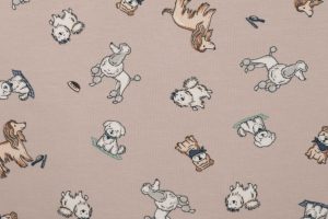 Tricot-katoen-stof-puppy-print-x026