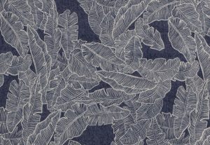 Stretch-jeans-stof-bladerenprint-x219