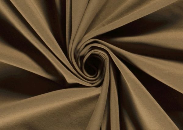 Tricot-katoen-stof-camel-tk055