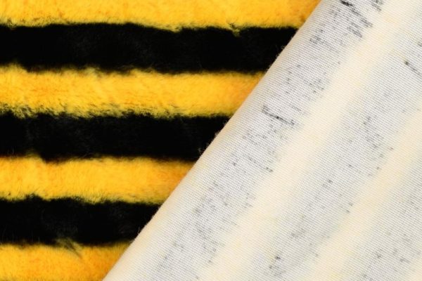 Faux-fur-borg-stof-streep-bijenprint-x714-3
