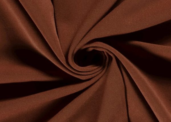 Gabardine-stof-effen-roest-NC056