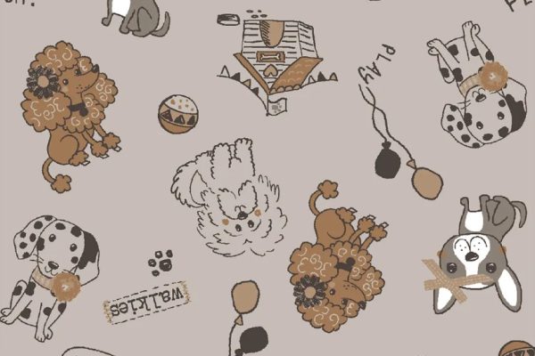 Tricot-katoen-stof-hondenprint-x644