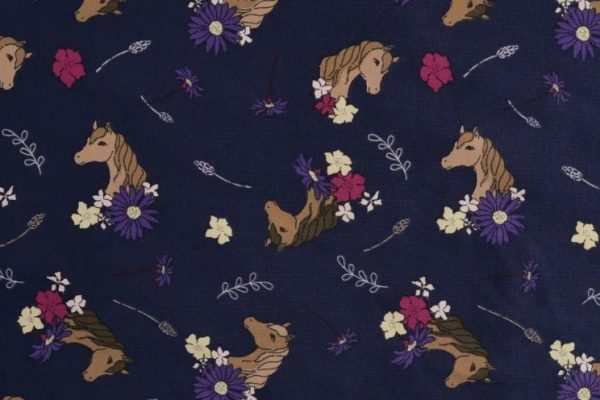 Tricot-katoen-stof-paard-met-bloemprint-x646
