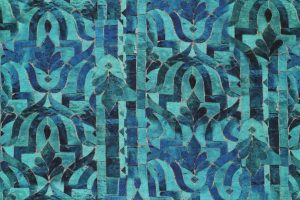 Punta-di-roma-stof-met-mozaiek-glas-in-loodprint